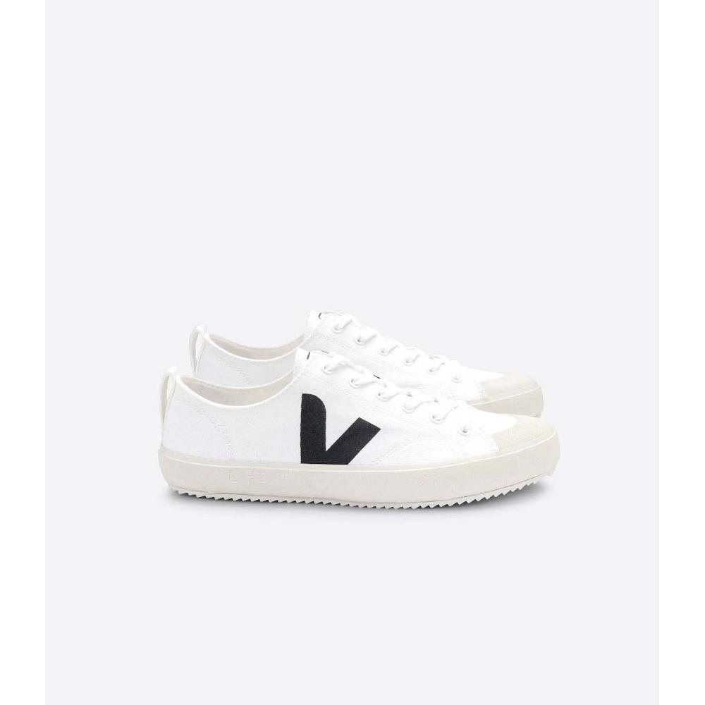 Veja NOVA CANVAS Cipő Női White/Black | HU 531WNB